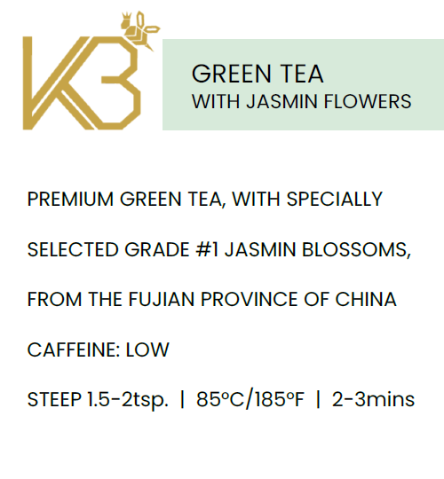 Thé vert aux fleurs de jasmin