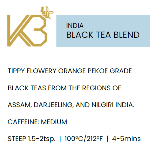 Mélange de thé noir d'Inde