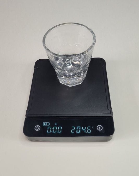 Balance de préparation du café